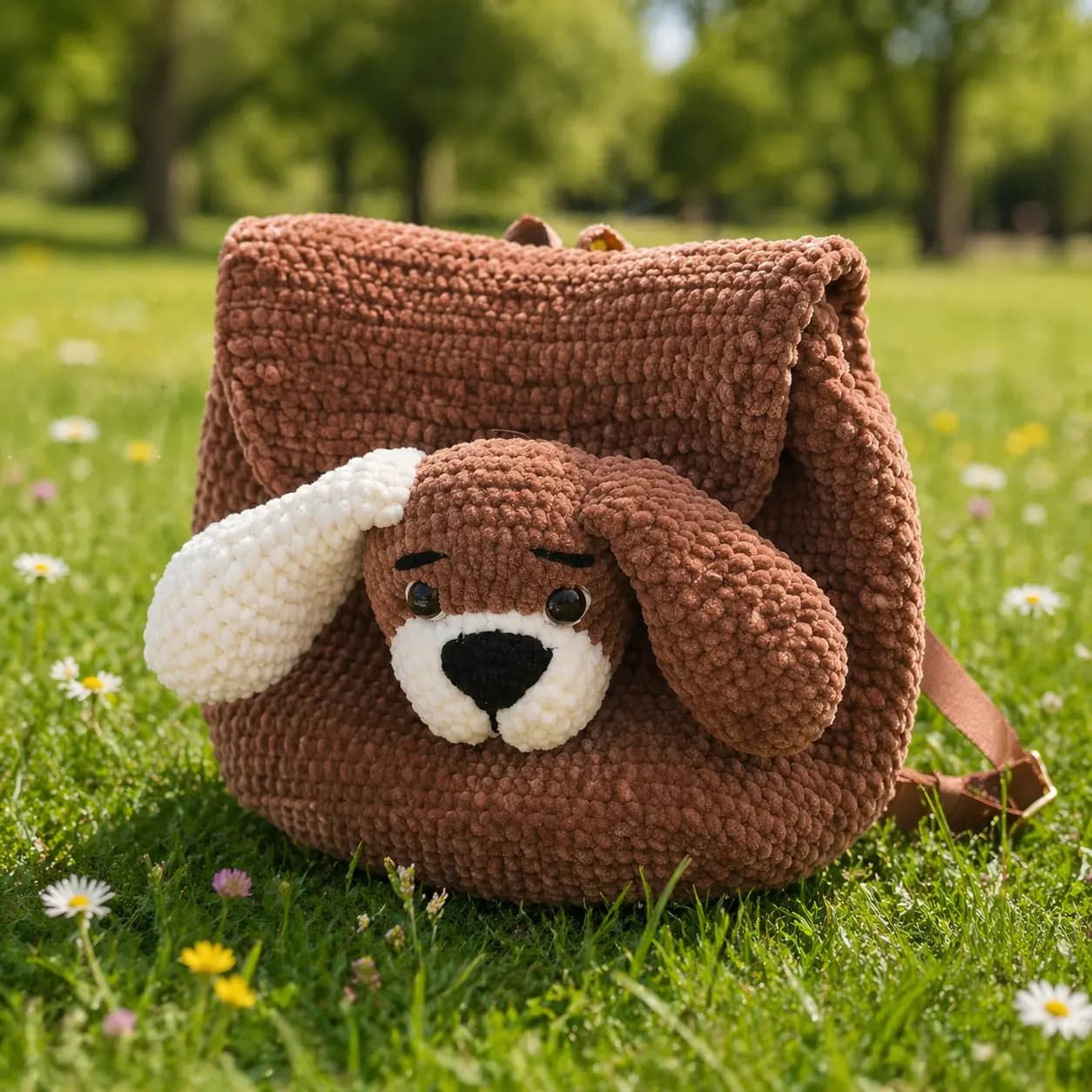 Поли – малко кученце с раничка за голями приключения