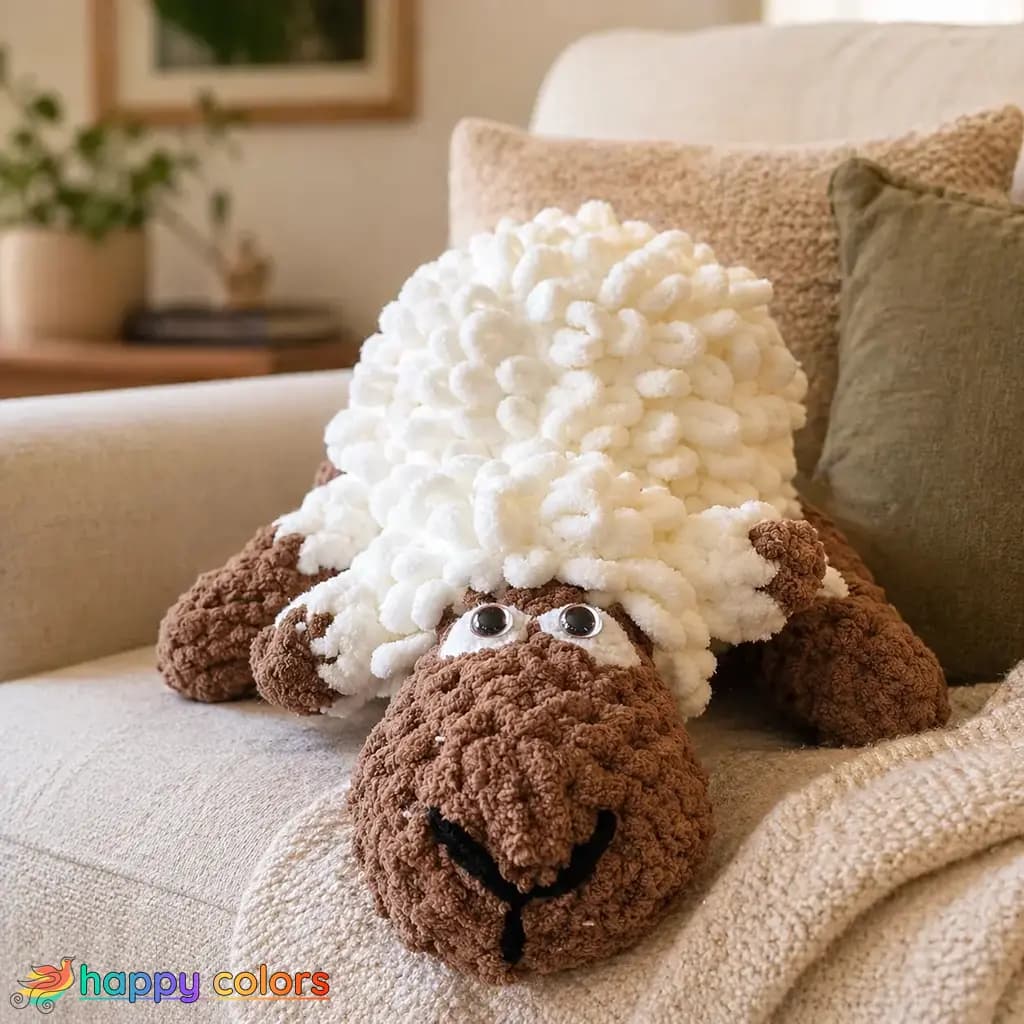 Oblachka – A Fluffy Sheep Pillow for Sweet Dreams