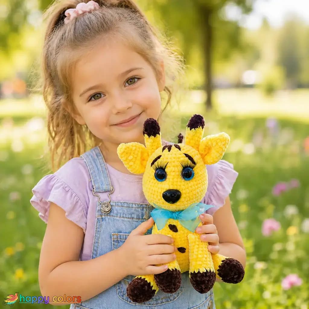 Zhizho the Giraffe – A Hand-Crocheted Gift Made with Love
