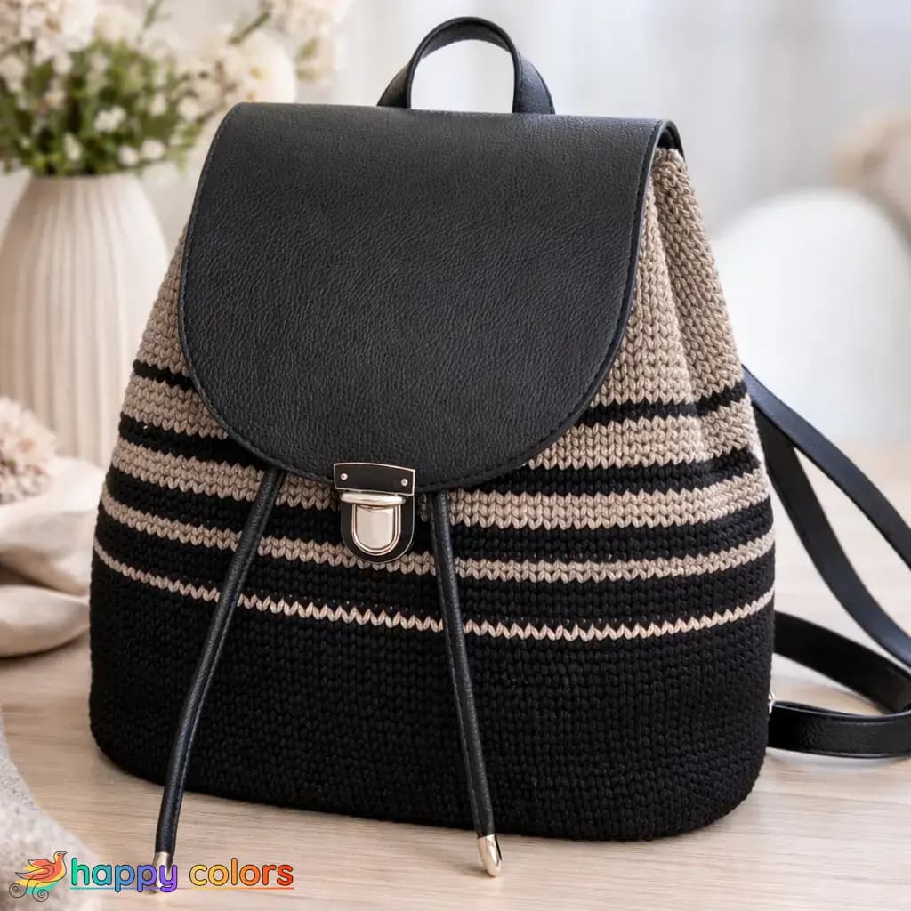Iva – Handmade Women’s Macramé Backpack